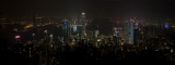 Hong Kong night pano from the Peak, Sep 07