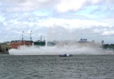 Fountain in Neva River