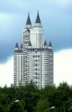 Modern Apartment Building in Moscow