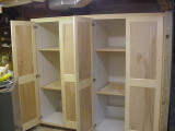 Basement storage cabinets