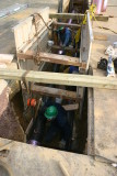 Underground chilled water mains