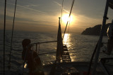 Barca al tramonto