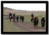 Tibetan Pilgrims Begining the Kailash Kora, Western Tibet