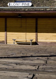 <B>Lone Pine Train Station</B> <BR><FONT SIZE=2>Outside Lone Pine, California October 2006</FONT>