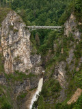 Marienbrcke over waterfall