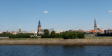 Riga  seen from the other side of river Daugava