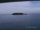 Island in the bay of Costa Rica