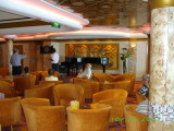 One of the many lounge areas