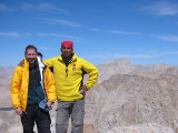 Bud and Santosh at the Summit of Mt. Langley