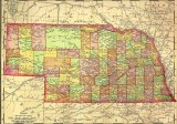 Other Maps - 1895 Nebraska with railroads