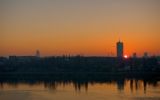 Wisla River Sunset