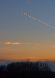 Sunset With Jets