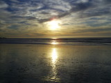 Dusk at Carmel beach