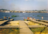 Looking across the Jari at the town of Beiradao.