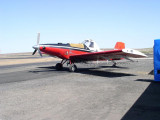 .Spray plane at Condons airport