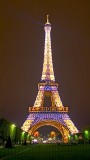 Eiffel tower at night, Paris