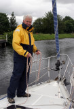 John with the bow line, Caledonian Canal