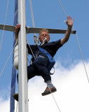 Sandy doing things that Sandy does!, Caledonian Canal