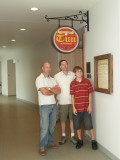 Randy, Zack and me. Yes, theres a bar inside the museum