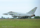 Typhoon F2  ZJ917/QO-G  No.3 Sqdn