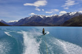 Mika Skiing - Lake Coleridge