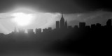Manhattan Skyline blk & wht