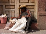 garlic seller