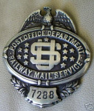 rare post office badge