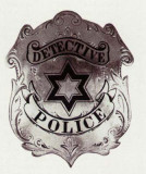 antique police badge series 1