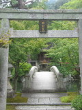 Temple gates and bridge