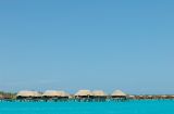 Four Seasons resort in Bora Bora, under construction.