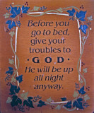 Give your troubles to God