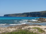 La Mola seen from Es Calo