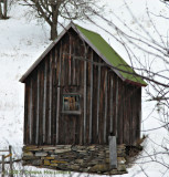 The toolshed in snow