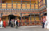 Peter and Roxanna at the Dzong