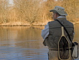 fishing in the lake
