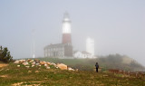 Montauk Lighthouse in the Fog