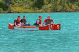 Canoeists at Lake Louise