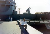 Me alongside the Perry at Penns Landing, Philadelphia