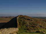 Hadrians Wall:Winshield Crags,the summit,looking East