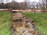 Caerlaverock Castle,circa 1220-1277,foundations