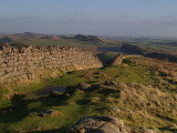 Hadrians Wall,looking east from Winshield Crags.