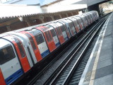 A Central Line tubetrain.