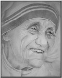 Drawing Mother Teresa