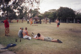 Beer cricket at the  beach