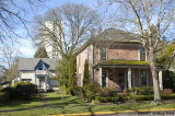 Neighborhood with older homes