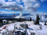 1st Snow: Clouds Above and Below