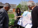 we meet Mr. Vorobets, and give him a copy of the 1846 map on behalf of RSRG