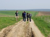 Marla talks to the reporters about the motivations for may Rohatyn descendants to see where their families lived, and many died