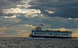 Ferry at dusk